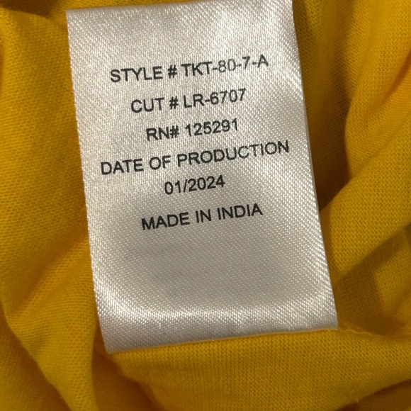 Faze 1 Tank Top Mens Small Yellow Fearless Warrior Samurai Dragon Graphic - NEW - Picture 7 of 7